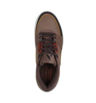 Scarpe Skechers Uno Court Low Post Marrone Scuro | Skechers | 