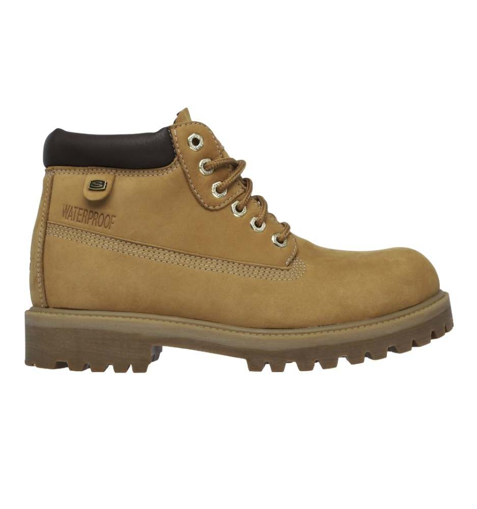 Scarpe Skechers Sergeants Verdict Wheat Marrone Chiaro 4442 WTG