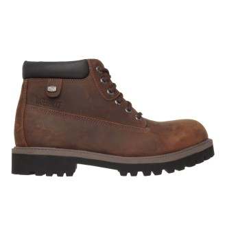Scarpe Skechers Sergeants Verdict Marrone Scuro 4442 CDB