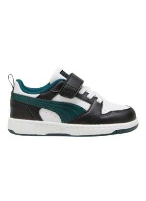 Scarpe Puma Rebound V6 Lo Ac Inf Nero E Verde 397420-15