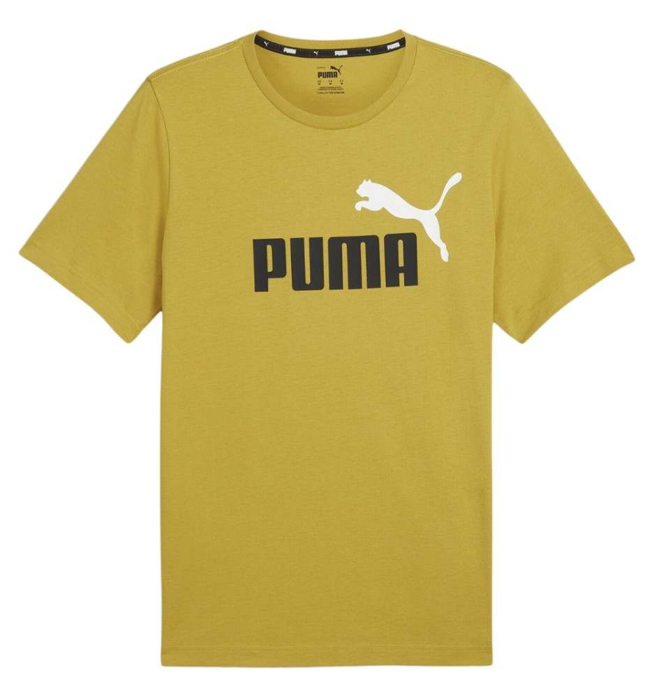 T-Shirt Puma Essential 2 Col Logo Tee Giallo 586759-28