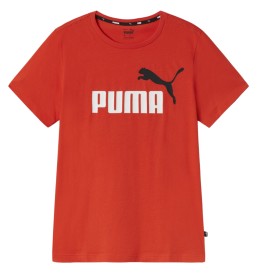 T-Shirt Puma Essential 2 Col Logo Tee Rosso 586759-84