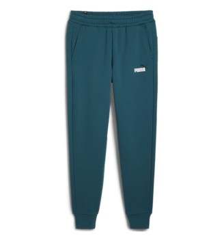 Pantaloni Puma Essentials 2 Col Logo Fleece Turchese 586767-08