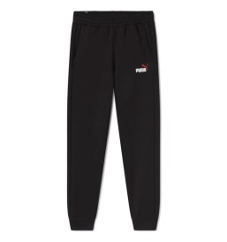 Pantaloni Puma Essentials 2 Col Logo Fleece Nero 586767-81