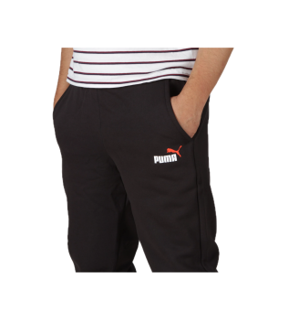 Pantaloni Puma Essentials 2 Col Logo Fleece Nero | Puma | 