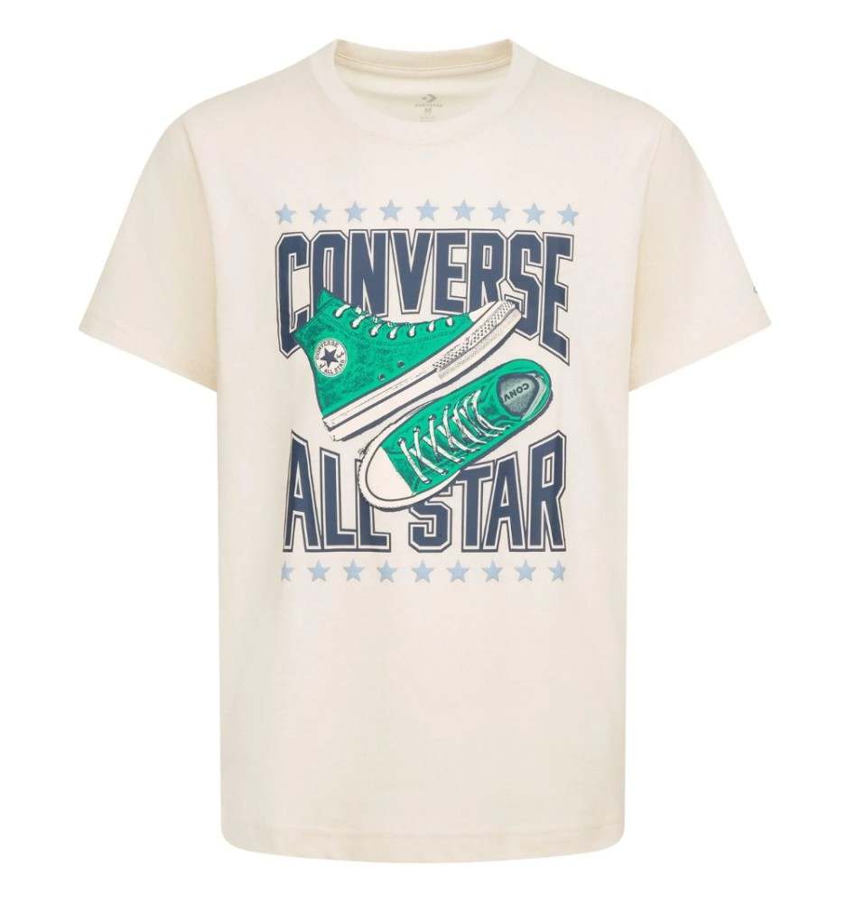 T-Shirt Converse All Star Cnvb Graphic Scarpe Verde E Bianco 9CG192-W0L
