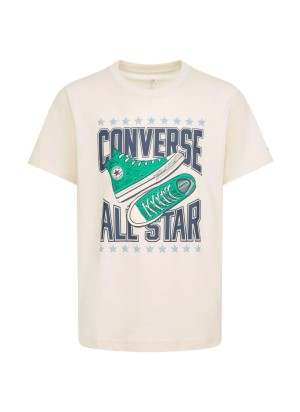 T-Shirt Converse All Star Cnvb Graphic Scarpe Verde E Bianco 9CG192-W0L