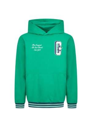 Felpa Converse Con Cappuccio Cnvb Retro Varsity Ft Po Verde 9CG041-EIX