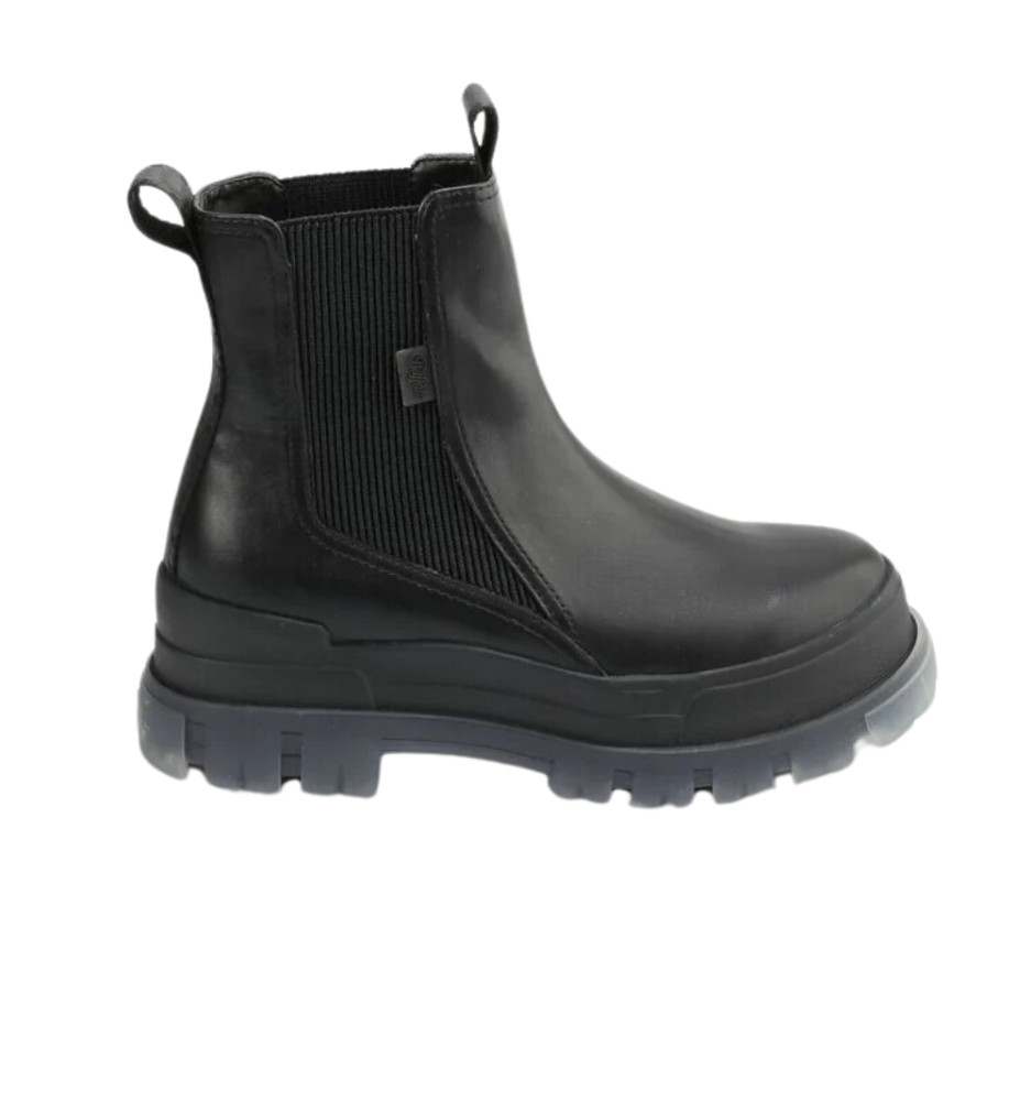 Stivali Buffalo Aspha Chelsea Mid Vegan Nappa Nero 1270069