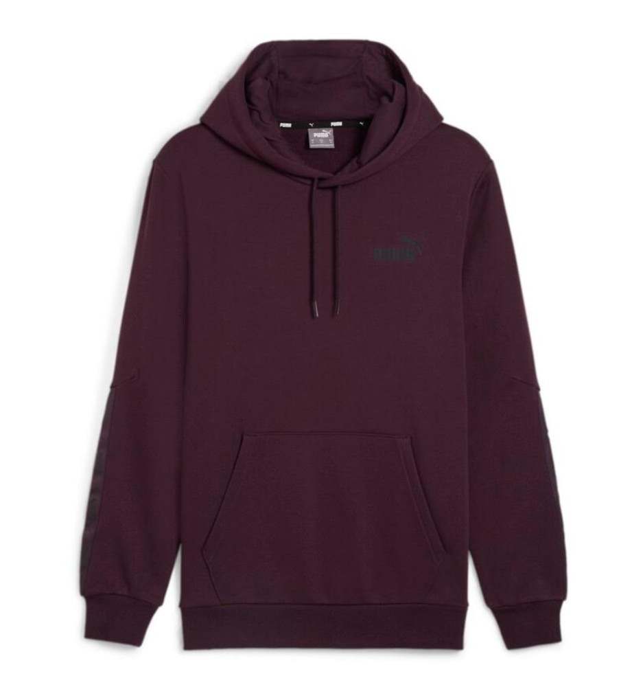 Felpa Puma Essentials Tape Cappuccio Viola Scuro 849040-45