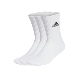 Calzini Adidas Cushioned Crew 3 Paia Bianco HT3446