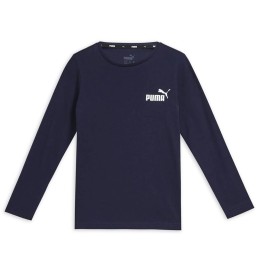 Felpa Puma Essentials Junior Blu Navy 586962-06