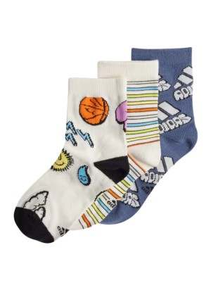 Calzini Adidas Bubbles Junior 3Paia Multicolore IW1113