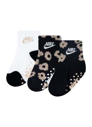 Calzini Nike Gripper Antiscivolo 3 Paia Bianco E Nero NN1054 X0L