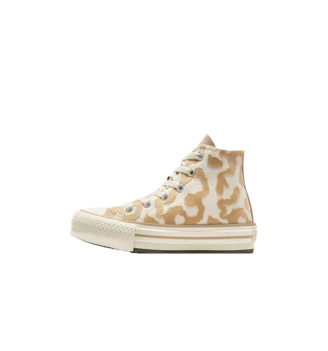 Scarpe Converse Chuck Taylor All Star EVA Lift Leopard Egret E Marrone | Converse | 