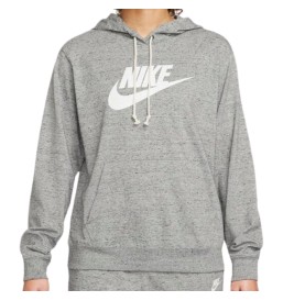 Felpa Nike con Cappuccio Sportswear Gym Vintage Grigio DM6388-063