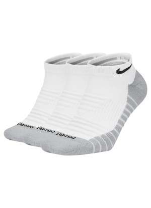 Calzini Nike Everyday Max Cushioned No Show 3 Paia Bianco SX6964-100
