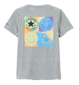 T-Shirt Converse Spray Smiley Box Grigio | Converse | 