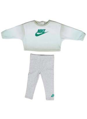 Tuta Nike Printed Club Leggings E Felpa Infant Bianco 16J753-GAK