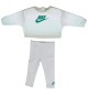 Tuta Nike Printed Club Leggings E Felpa Infant Bianco 16J753-GAK