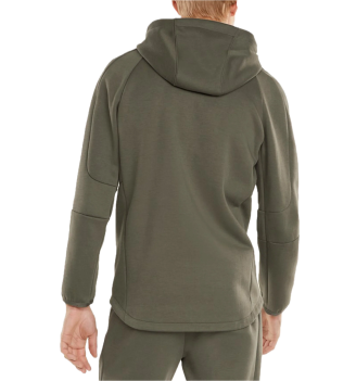 Felpa Puma Evostripe Cappuccio E Zip Verde Foglia | Puma | 