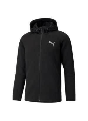 Felpa Puma Evostripe Cappuccio E Zip Nero 589424-01