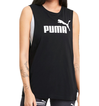 Canotta Puma Essentials Cut Off Tank Logo Nero | Puma | 