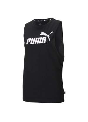Canotta Puma Essentials Cut Off Tank Logo Nero 586864-01