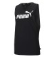 Canotta Puma Essentials Cut Off Tank Logo Nero 586864-01
