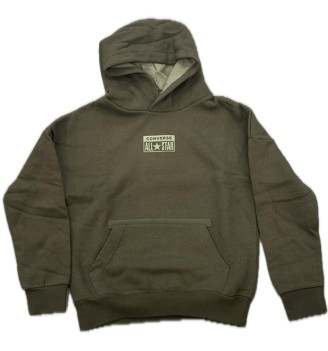 Felpa Converse All Star Con Cappuccio Verde Scuro 9CD299-F84