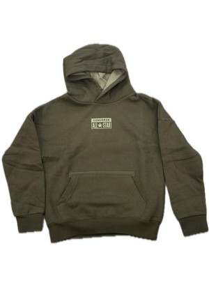 Felpa Converse All Star Con Cappuccio Verde Scuro 9CD299-F84