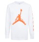 Felpa Nike Jordan Logo Fiamma Bianco 95D477-001