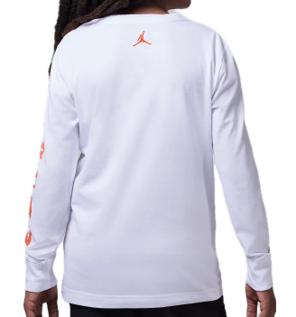 Felpa Nike Jordan Logo Fiamma Bianco | Jordan | 