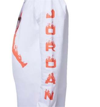 Felpa Nike Jordan Logo Fiamma Bianco | Jordan | 