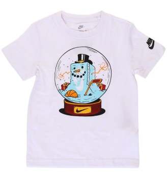 T-shirt Nike Graphic Snow Globe Boxy Bianco 86K365-001