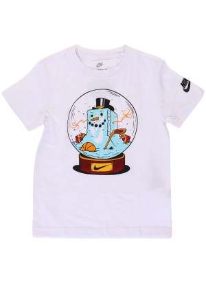 T-shirt Nike Graphic Snow Globe Boxy Bianco 86K365-001