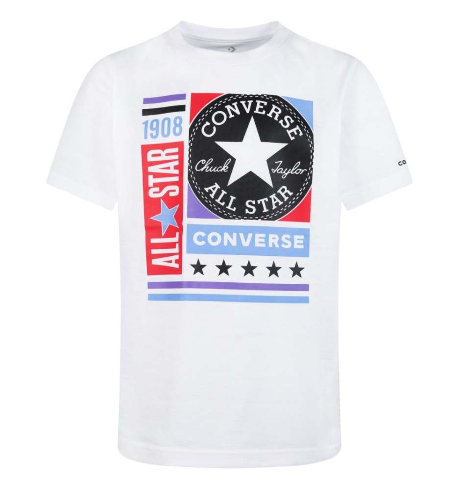 T-shirt Converse Renew GFX Bianco 9CC731-001