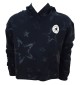 Felpa Converse Crop Con Cappuccio Printed Boxy Star Nero 4CC282-023