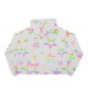 Felpa Converse Crop Con Cappuccio Printed Boxy Star Bianco | Converse | 