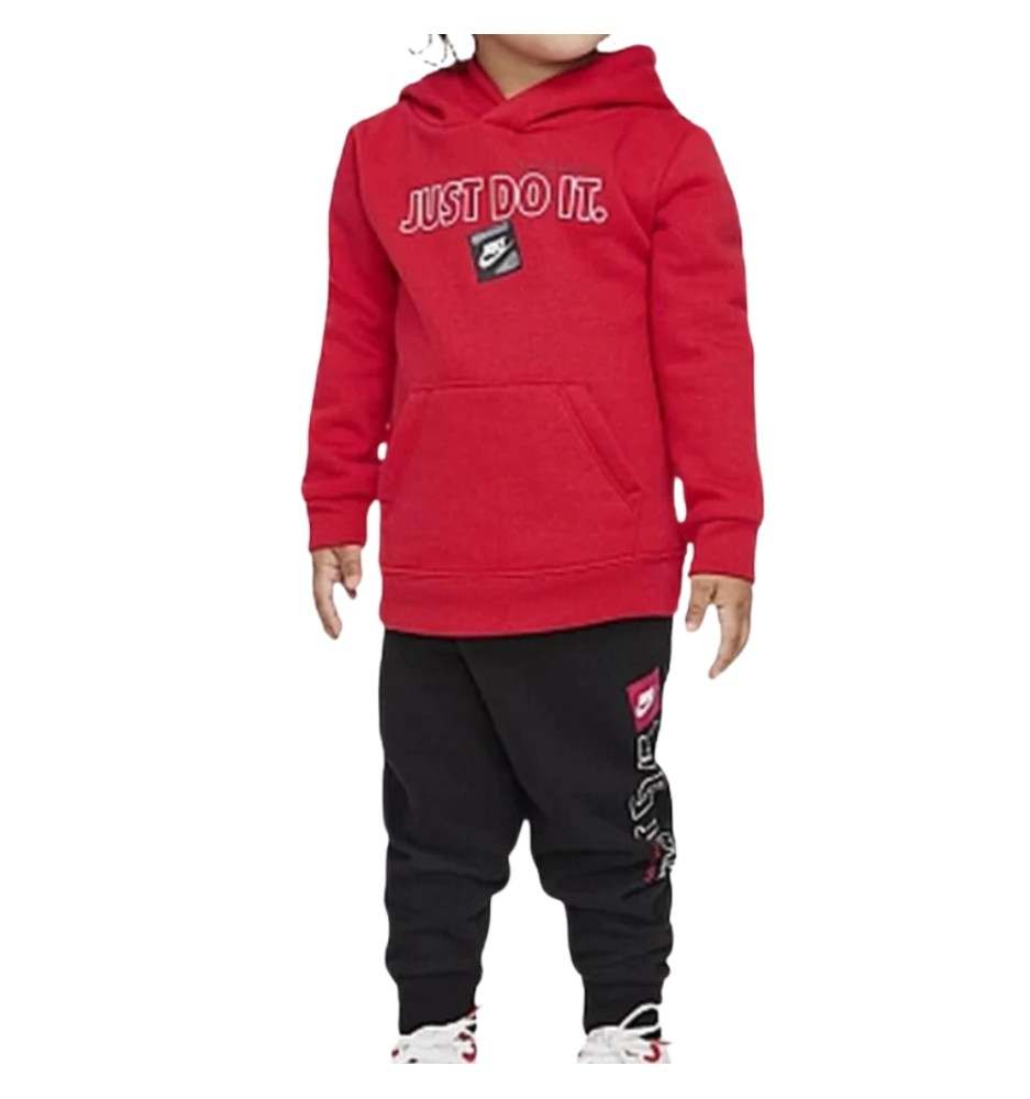 Tuta Nike Just Do It Baby Rosso E Nero 66I429-023