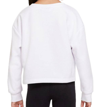 Felpa Nike Fleece Boxy Just Do It Bianco | Nike | 