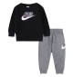 Tuta Nike Thrill Felpa E Pantaloni Nero E Grigio 66J175-GEH