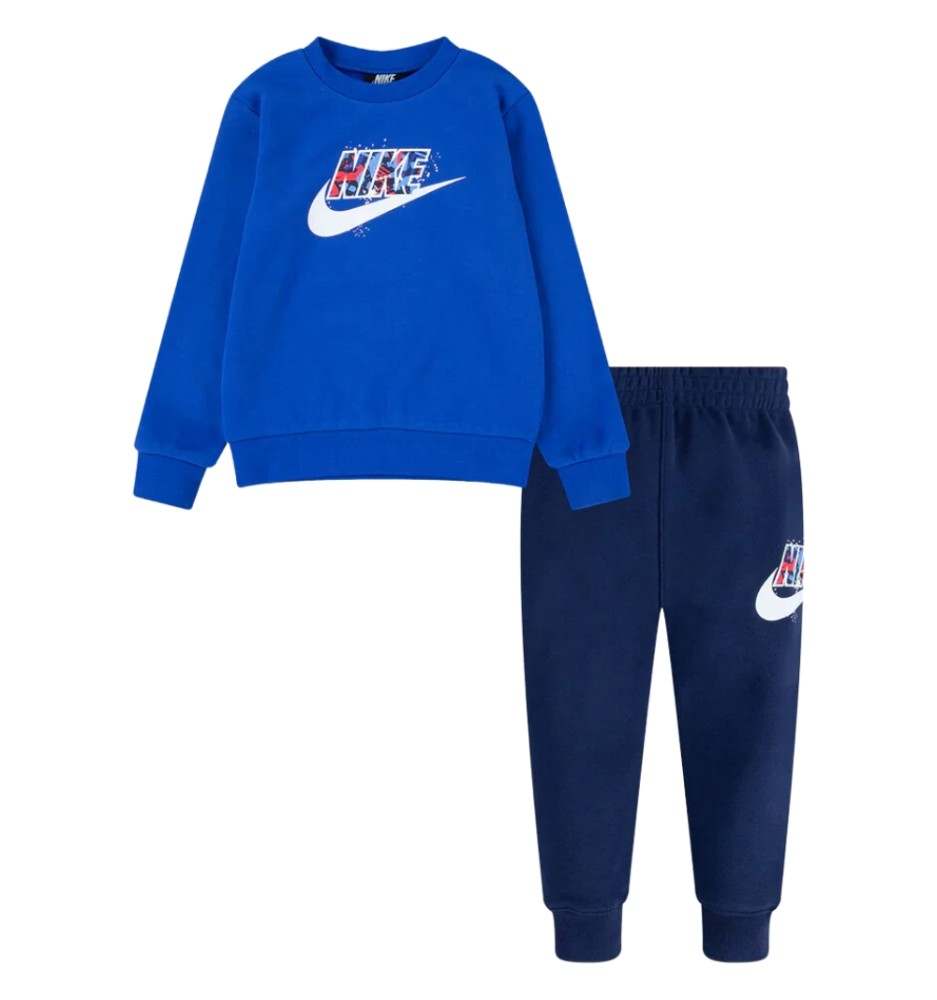 Tuta Nike Thrill Felpa E Pantaloni Blu 66J175-U90