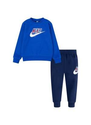 Tuta Nike Thrill Felpa E Pantaloni Blu 66J175-U90