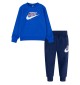 Tuta Nike Thrill Felpa E Pantaloni Blu 66J175-U90