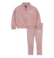 Tuta Nike Air Velour Felpa Zip E Leggings Rosa 16I389-AF4