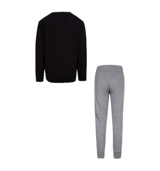 Tuta Nike Thrill Felpa E Pantaloni Jr Nero E Grigio | Nike | 