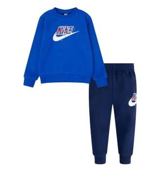 Tuta Nike Thrill Felpa E Pantaloni Jr Blu 86J175-U90
