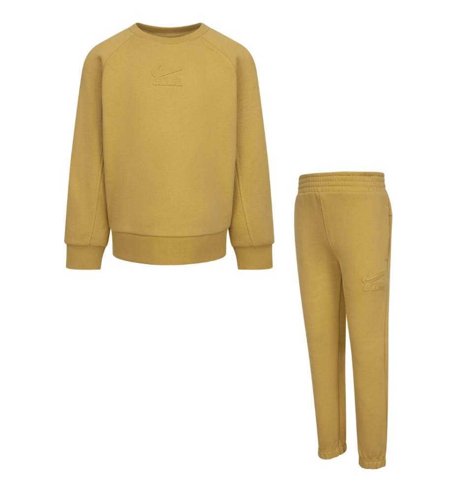 Tuta Nike Air Felpa E Pantaloni Giallo Senape 86K519-Y5K