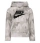 Felpa Nike con Cappuccio Printed Club Pullover Bianco E Grigio 36K428-001
